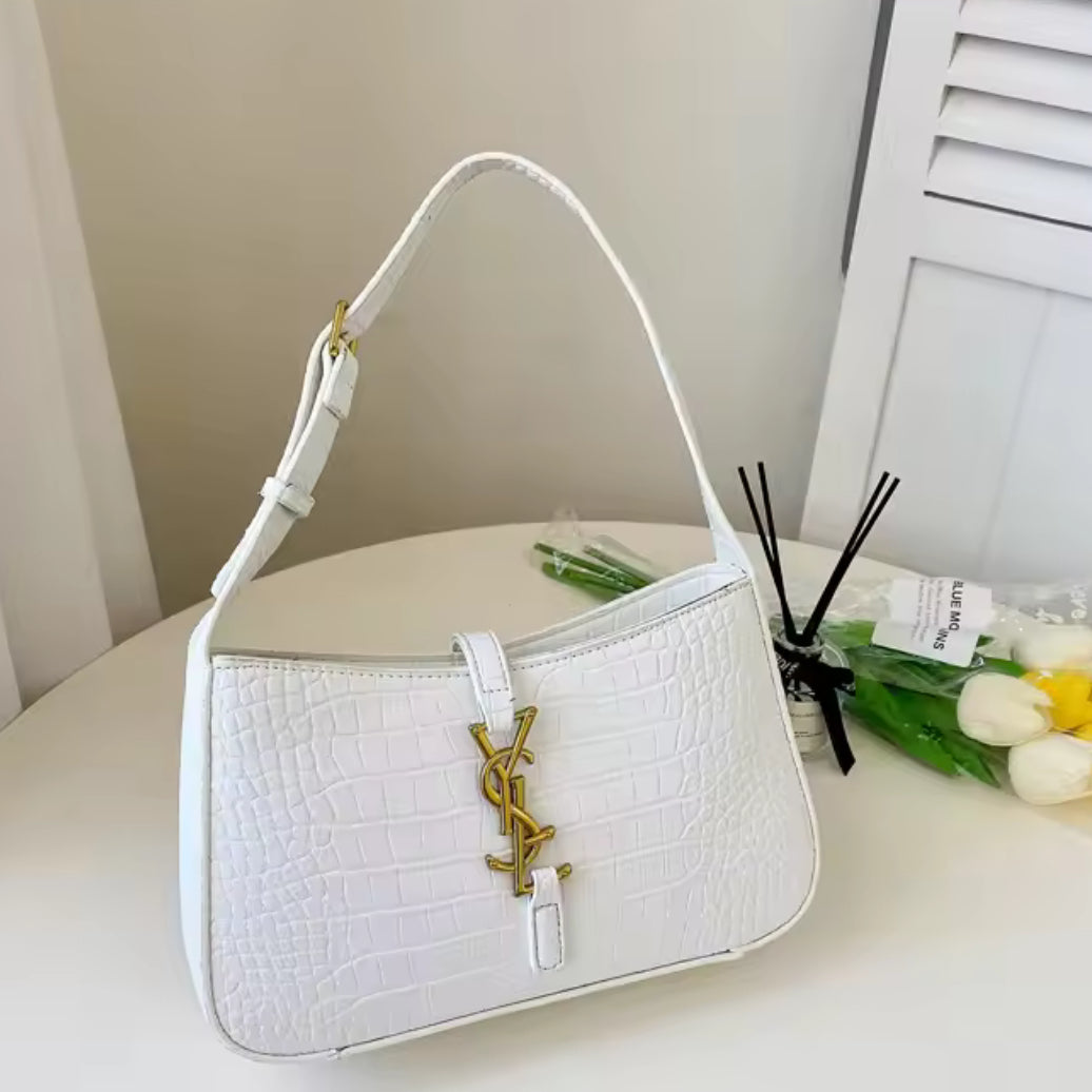 White And Gold bag